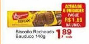 Biscoito Recheado Bauducco 140g