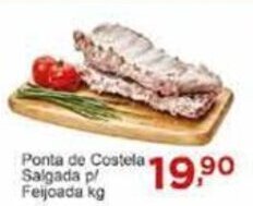 Rossi Supermercado Ponta de Costela Salgada p/  feijoaada 1kg oferta