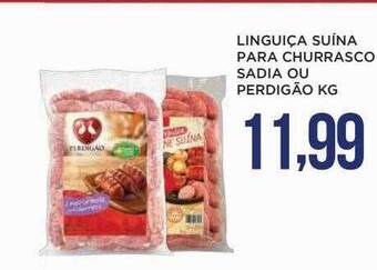 Apoio Mineiro Linguiça Suina Para Churrasco Sadia Ou Perdigão Kg oferta