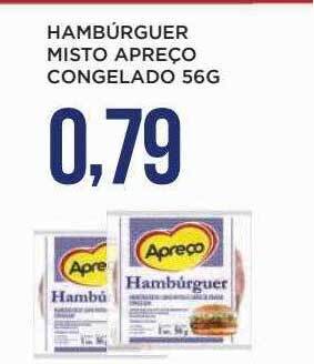 Apoio Mineiro Hambúrguer Misto Apreço Congelado oferta