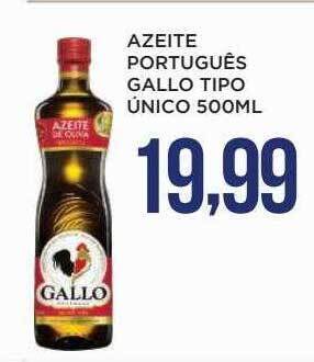 Apoio Mineiro Azeite Português Gallo Tipo único oferta