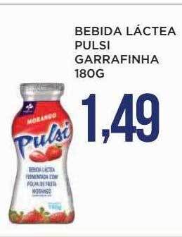 Apoio Mineiro Bebida Láctea Pulsi Garrafinha oferta