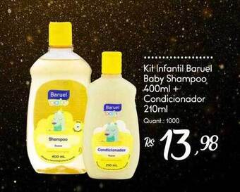 Giassi Supermercados Kit Infantil Baruel Baby Shampoo + Condicionador oferta