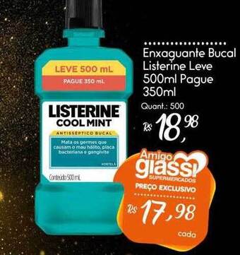 Giassi Supermercados Enxaguante Bucal Listerine oferta