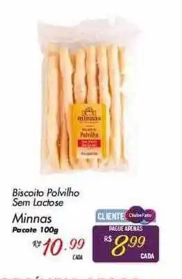 Muffato Biscoito Polvilho Sem Lactose Minnas oferta