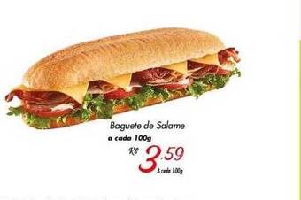 Muffato Baguete De Salame oferta
