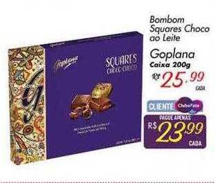 Muffato Bombom Squares Choco Ao Leite Goplana oferta