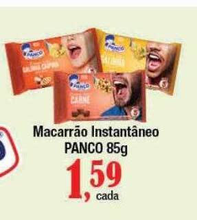 Supermercados Unidos Macarrão Instantâneo Panco oferta