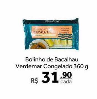 Verdemar Supermercado Bolinho De Bacalhau Verdemar Congelado oferta