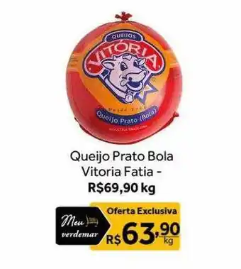 Verdemar Supermercado Queijo Prato Bola Vitoria Fatia oferta