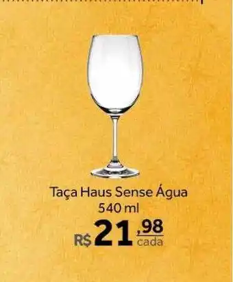 Verdemar Supermercado Taça Haus Sense água oferta
