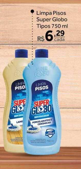 Verdemar Supermercado Limpa Pisos Super Globo Tipos oferta