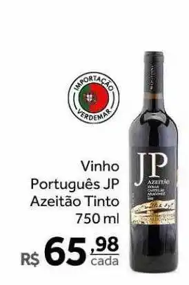 Verdemar Supermercado Vinho Português Jp Azeitão Tinto oferta