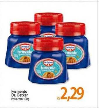 Atacadão Fermento Dr. Oetker Pote Com 100g oferta