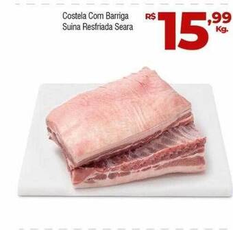 Brasão Supermercados Costela Com Barriga Suina Resfriada Seara oferta