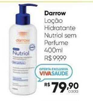 Drogaria São Paulo Darrow Loção Hidratante Nutriol Sem Perfume oferta