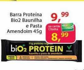 Barra Proteína Bio2 Baunilha E Pasta Amendoim