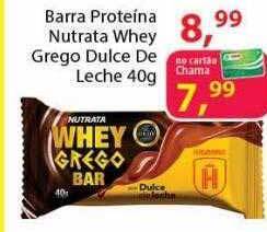 Barra Proteína Nutrata Whey Grego Dulce De Leche