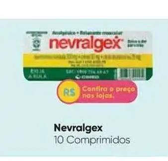 Drogaria São Paulo Nevralgex 10 Comprimidos oferta