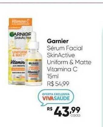 Drogaria São Paulo Garnier Sérum Facial Skinactive Uniform & Matte Vitamina C oferta