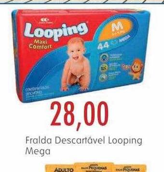 Fralda Descartavel Looping Mega