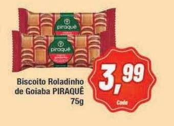 Rede Economia Biscoito Roladinho De Goiaba Piraquê oferta