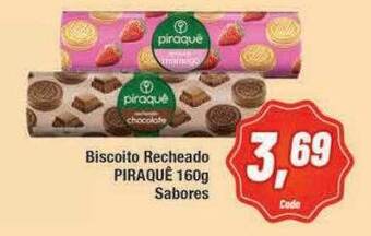Rede Economia Biscoito Recheado Piraquê Sabores oferta