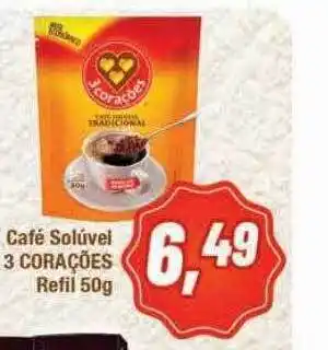 Rede Economia Café Solúvel 3 Coraçõesrefil oferta