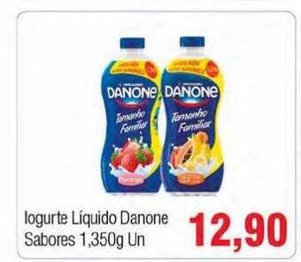 Spani Atacadista Iogurte Líquido Danone Sabores oferta