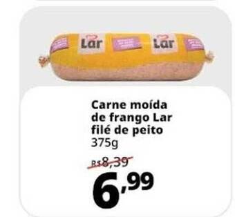 Supermercados Baklizi Carne Moída De Frango Lar Filé De Peito oferta