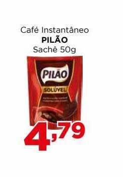 Supermercados Mundial Café Instantâneo Pilão oferta