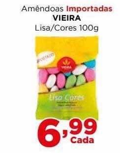 Amêndoas Importadas Vieira Lisa Cores