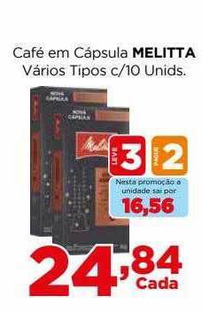Café Em Cápsula Melitta Varios Tipos
