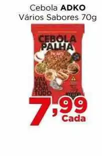 Supermercados Mundial Cebola Adko Varios Sabores oferta