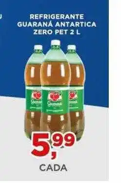 Supermercados Mundial Refrigerante Guaraná Antarctica Zero oferta