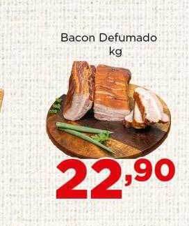 Supermercados Mundial Bacon Defumado Kg oferta