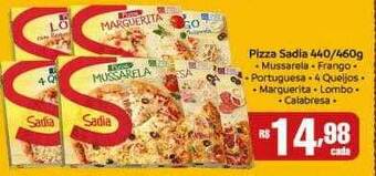 Supermercados Mundial Pizza Sadia oferta