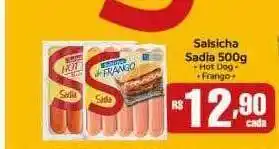 Supermercados Mundial Salsicha Sadia oferta