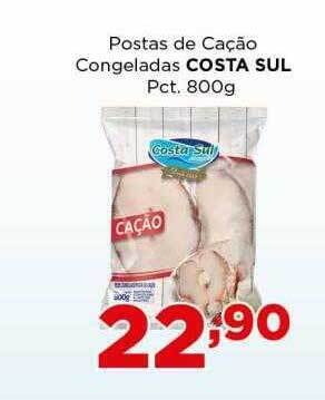 Supermercados Mundial Postas De Cação Congeladas Costa Sul oferta