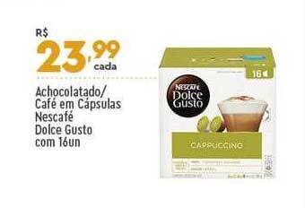 Supper Rissul Achocolatado Café Em Cápsulas Nescafé Dolce Gusto oferta