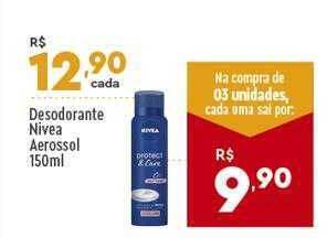 Supper Rissul Desodorante Nivea Aerossol oferta