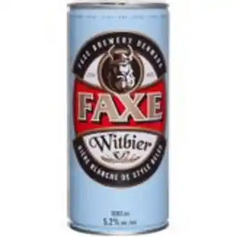 Sam's Club Cerveja faxe witbier lata 1l oferta
