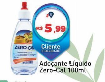 Adoçante líquido zero cal 100ml