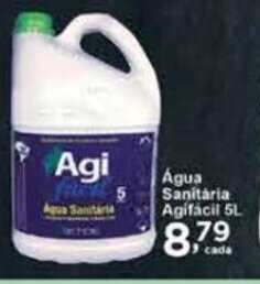 Rossi Supermercado Agua Sanitaria Agifacil 5L oferta