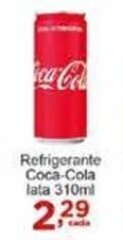 Rossi Supermercado Refrigerante Coca Cola lata 310ml oferta