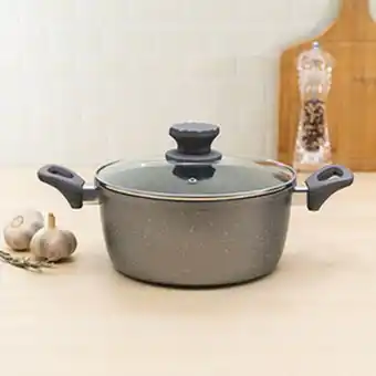 Preçolândia Caçarola antiaderente angra 22cm cinza - meridional oferta