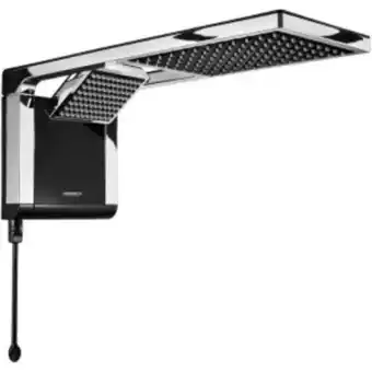 Lojas TaQi Chuveiro eletrônico lorenzetti acqua duo, 7800 watts, preto, 220 volts oferta