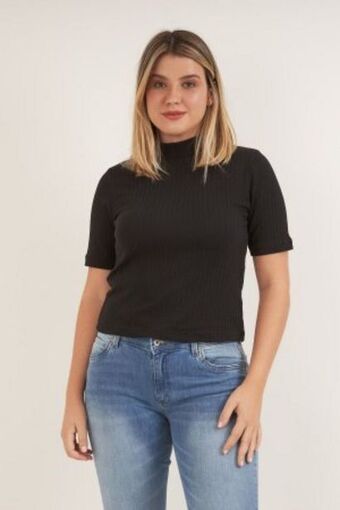 Opção Jeans Malha aurea preto oferta