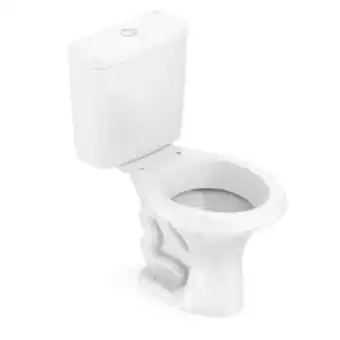 Lojas TaQi Vaso sanitário com caixa acoplada incepa zip, 6 litros, branco oferta