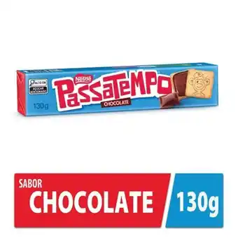 Brasão Supermercados Biscoito recheado de chocolate passatempo 130g oferta